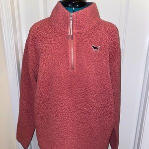 PINK VICTORIAS SECRET Sherpa Zip-up